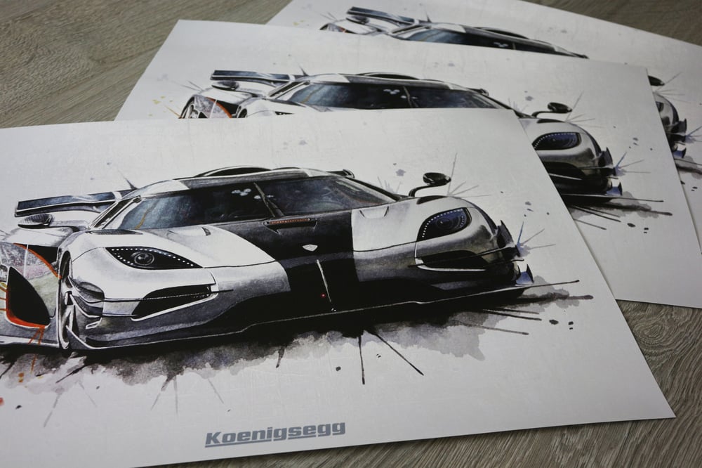 Image of Koenigsegg One:1 Poster Print