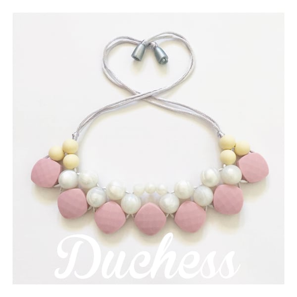 Image of Duchess - Silicone Teething & Nursing Necklace