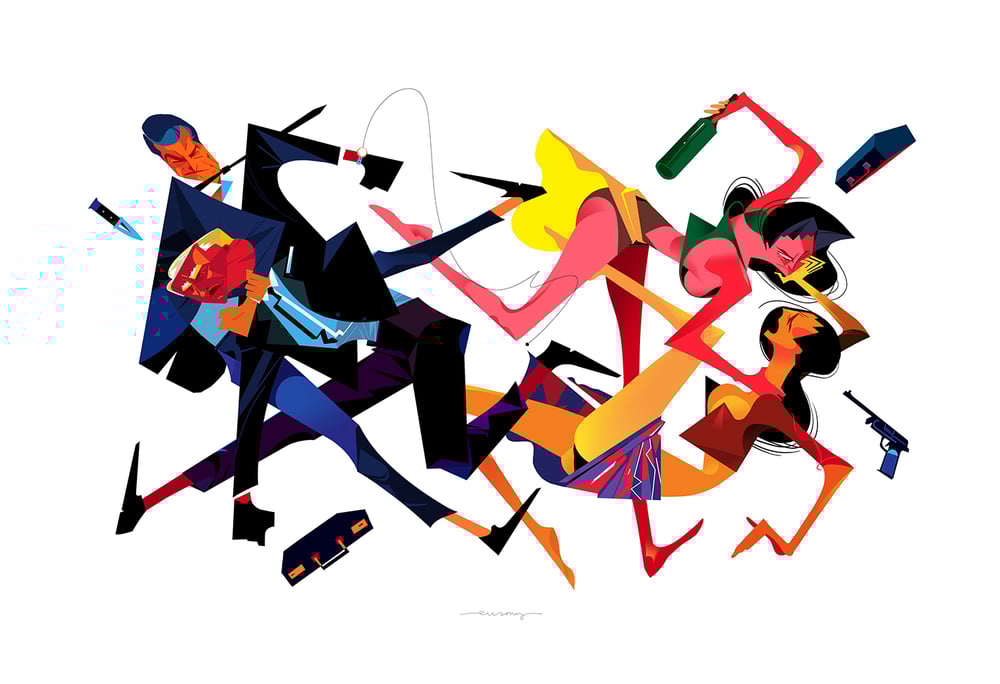 Image of FIGHT FIGHT 12x18