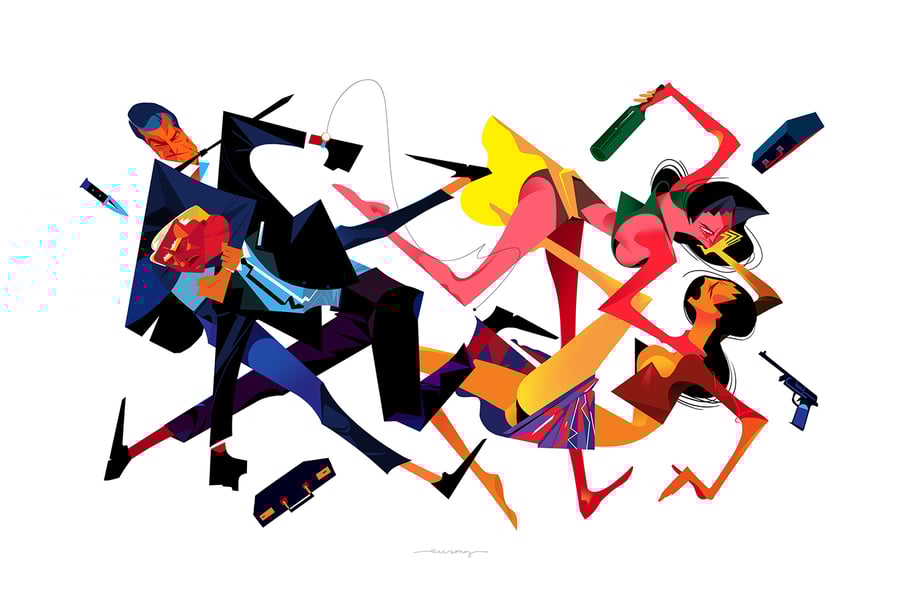 Image of FIGHT FIGHT 12x18