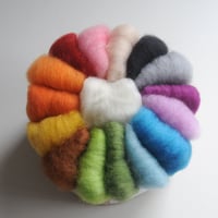 Image 2 of Colour Wheel - hand dyed wool