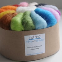 Image 1 of Colour Wheel - hand dyed wool