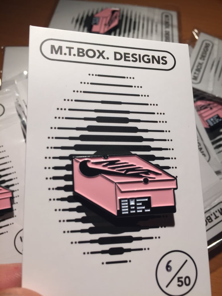 Image of Pink Box Lapel Pin