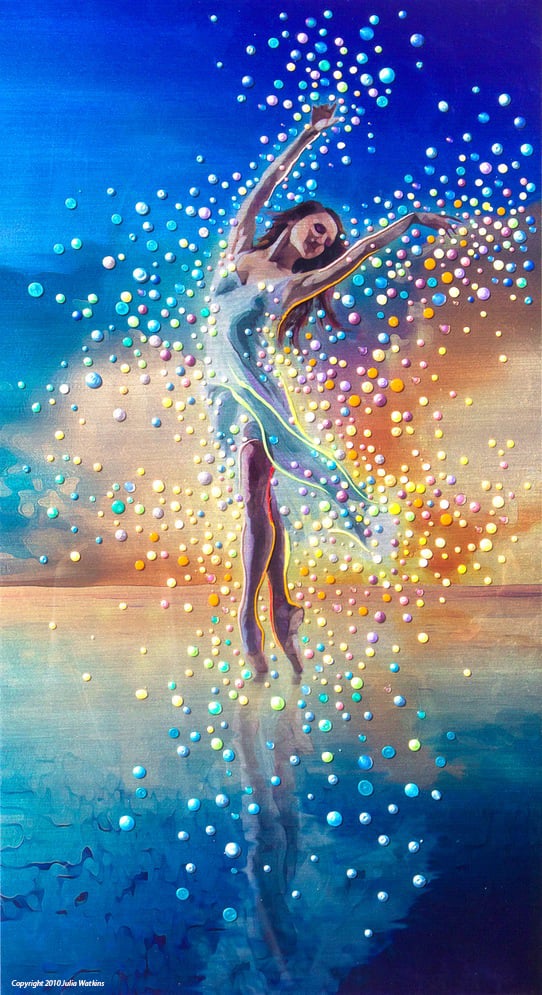 Image of Water Dancer - In each of us is a bright and boundless spirit - Print