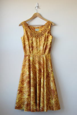 Image of SOLD Golden Flames Dress
