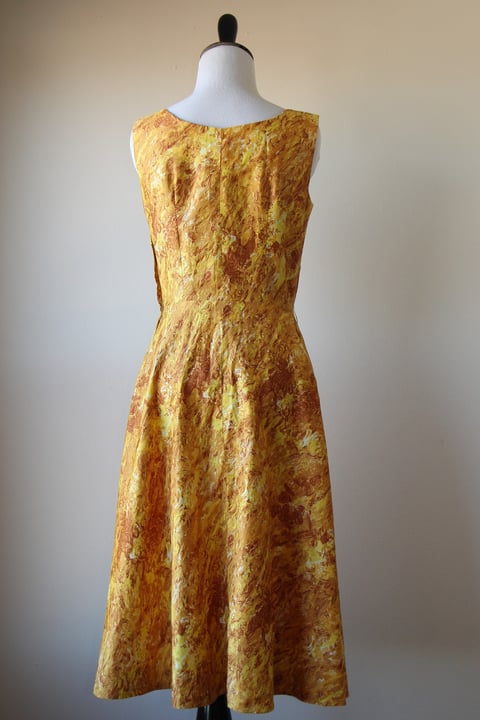 Image of SOLD Golden Flames Dress