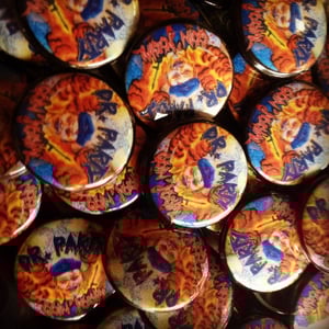 Image of Dr. Party "Goin' Postal" 1" Button