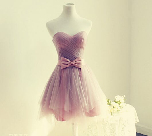 Adorable Short Tulle Handmade Formal Dresses, Homecoming Dresses, Mini Dresses
