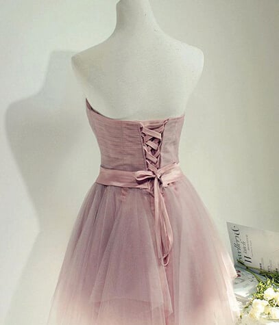 Adorable Short Tulle Handmade Formal Dresses, Homecoming Dresses, Mini Dresses