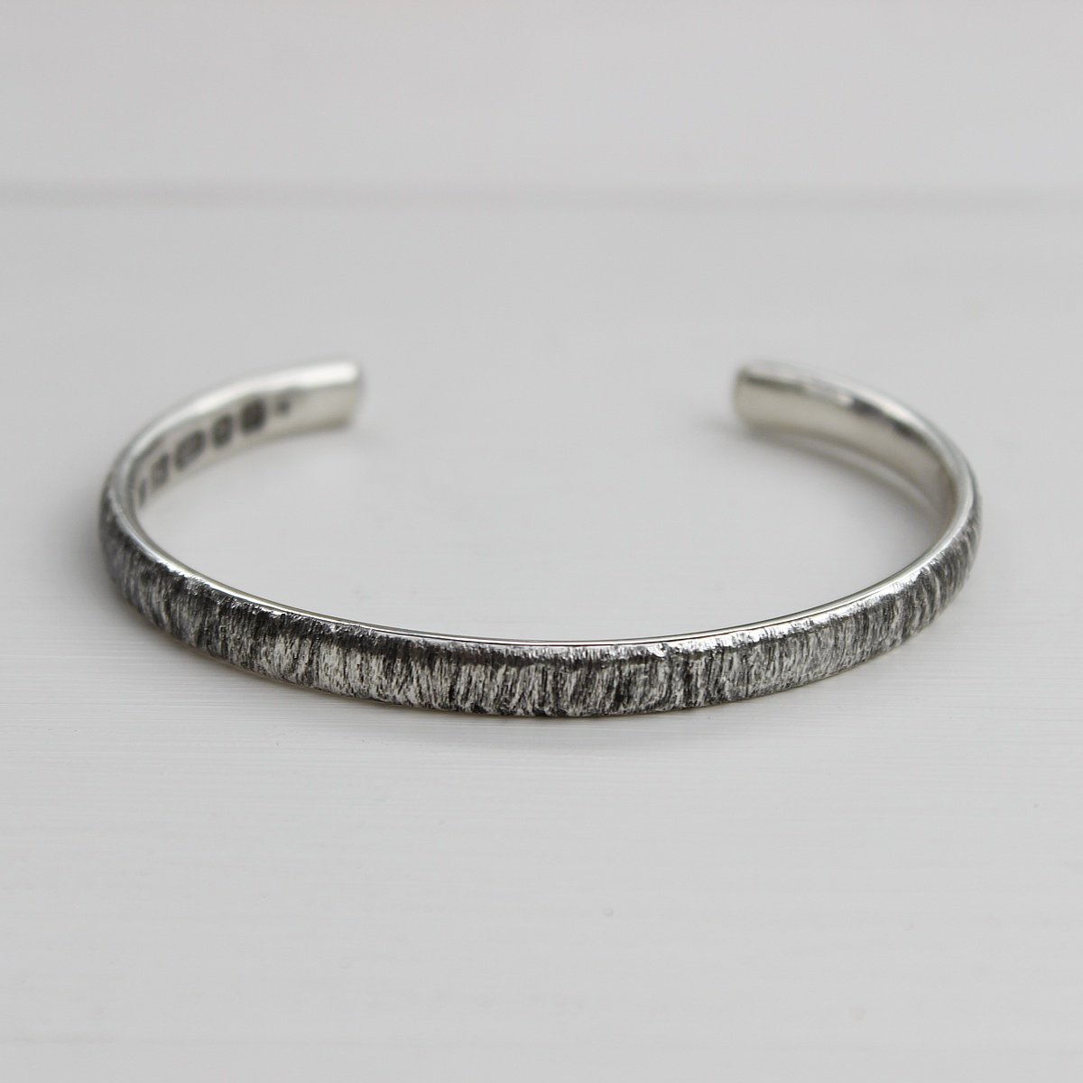 men's horn texture bangle (medium weight) | RUST jewellery