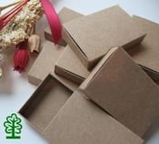 Image of 10 FULLY ASSEMBLED SMALL KRAFT MATCHBOXES SKMB1FA