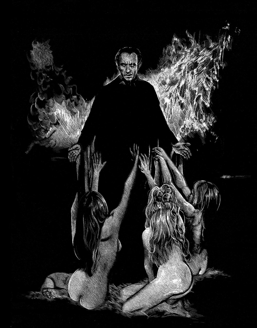 Hammer Horror's TASTE THE BLOOD OF DRACULA Limited Ed. Print