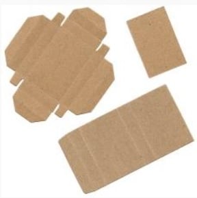 Image of 10 DIY UN-ASSEMBLED SMALL KRAFT MATCHBOXES SKMB1UA