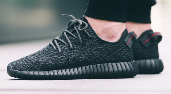 Image of Adidas Yeezy Boost 350 Pirate Black