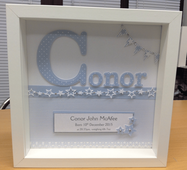 Image of Personalised Baby Name Frame