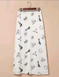 Image 2 of Falda vaquera Blanca XL