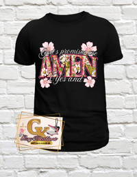 Image 1 of God’s promises are Yes and Amen Unisex T-shirt 