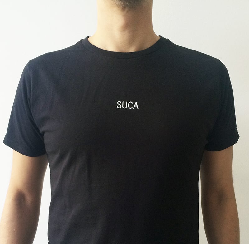T Shirt Uomo Nera Suca T Shirt