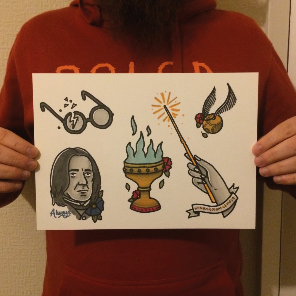 Image of Harry Potter Flash Sheet 1