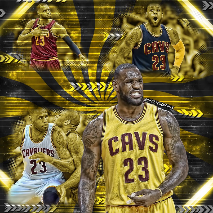 Image of Lebron James PSD