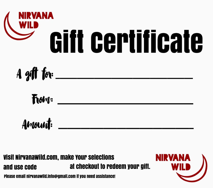 Image of { Gift Certificate } $20 & up