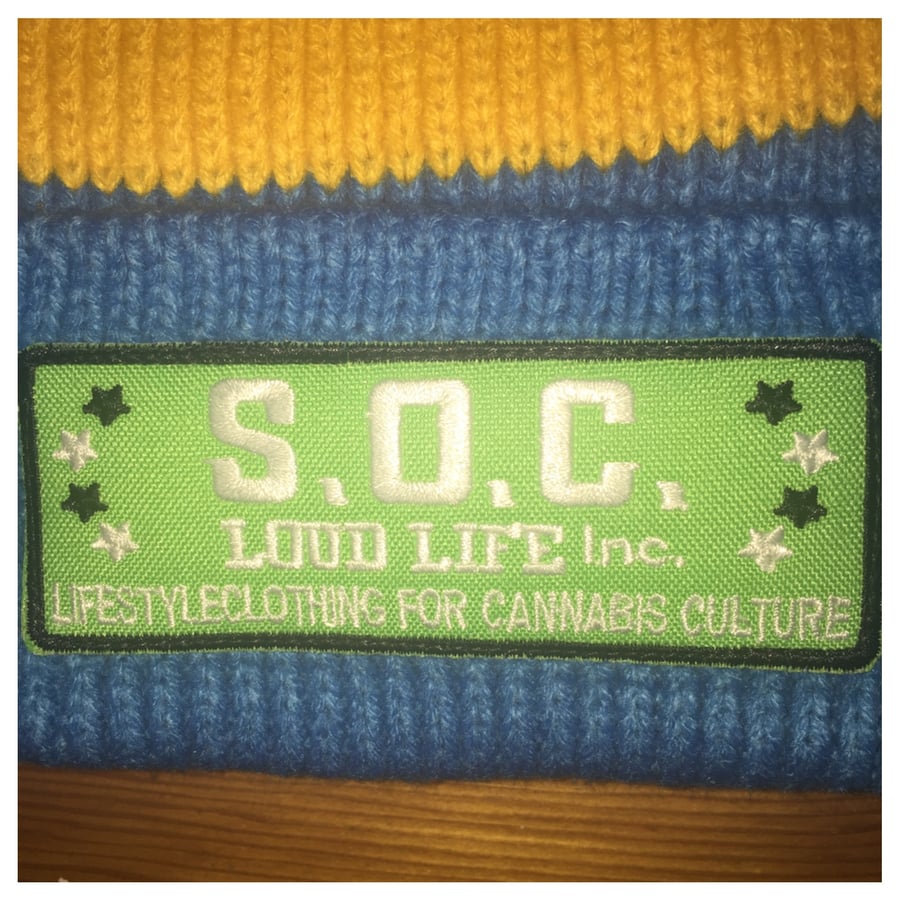 Image of S.O.C. LOUDLIFE PATCHWORK SKULLY (detachable)