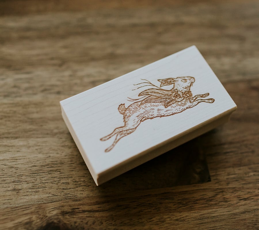 Image of 1.5 " x 3 " Custom Rubber Stamp