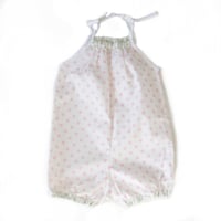 Image 3 of 50s Playsuit-pink dot