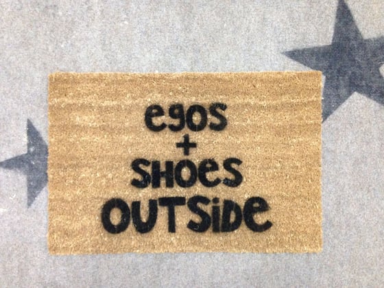 Image of Egos + Shoes Outside / Doormat