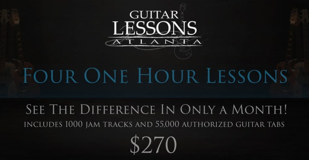Image of $270 Four One Hour Guitar Lessons