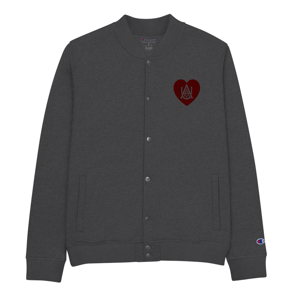 Image of AAMU Love Embroidered Champion Bomber Jacket