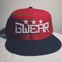 Image 1 of Red 3Star Snapback