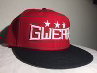 Image 2 of Red 3Star Snapback