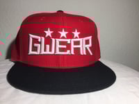 Image 3 of Red 3Star Snapback