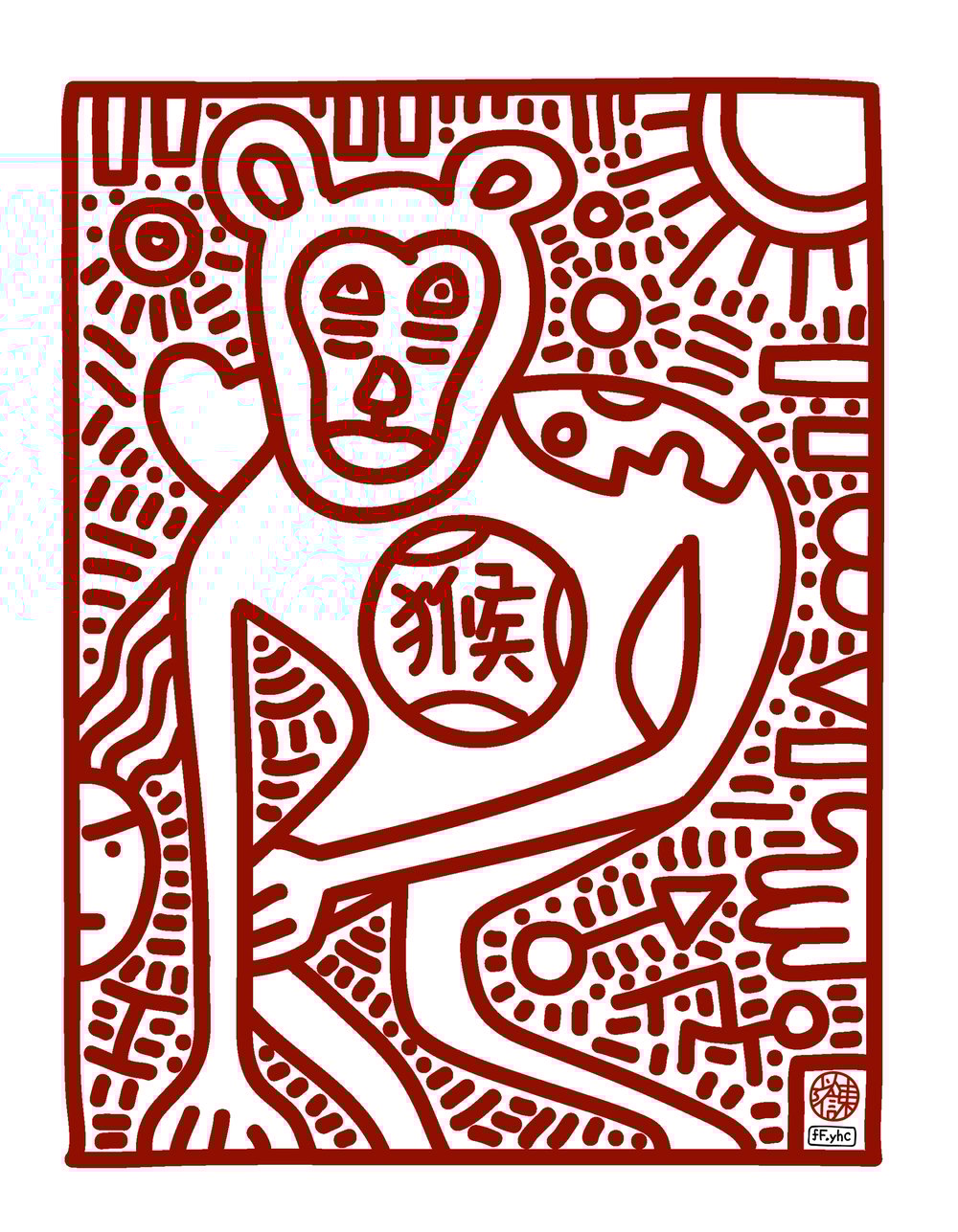 Image of your zodiac sign MONKEY #2