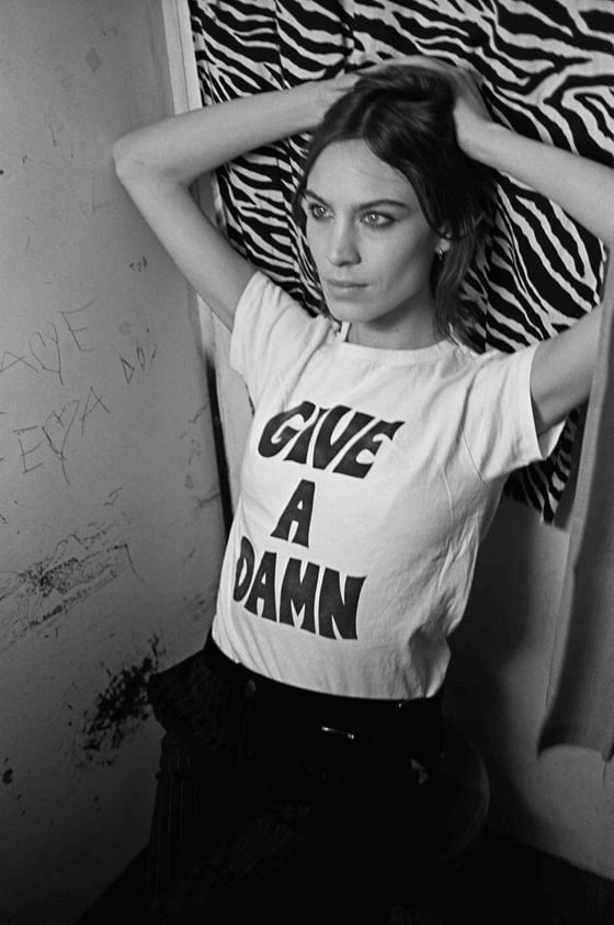 Image of Give A Damn Tshirt (white)