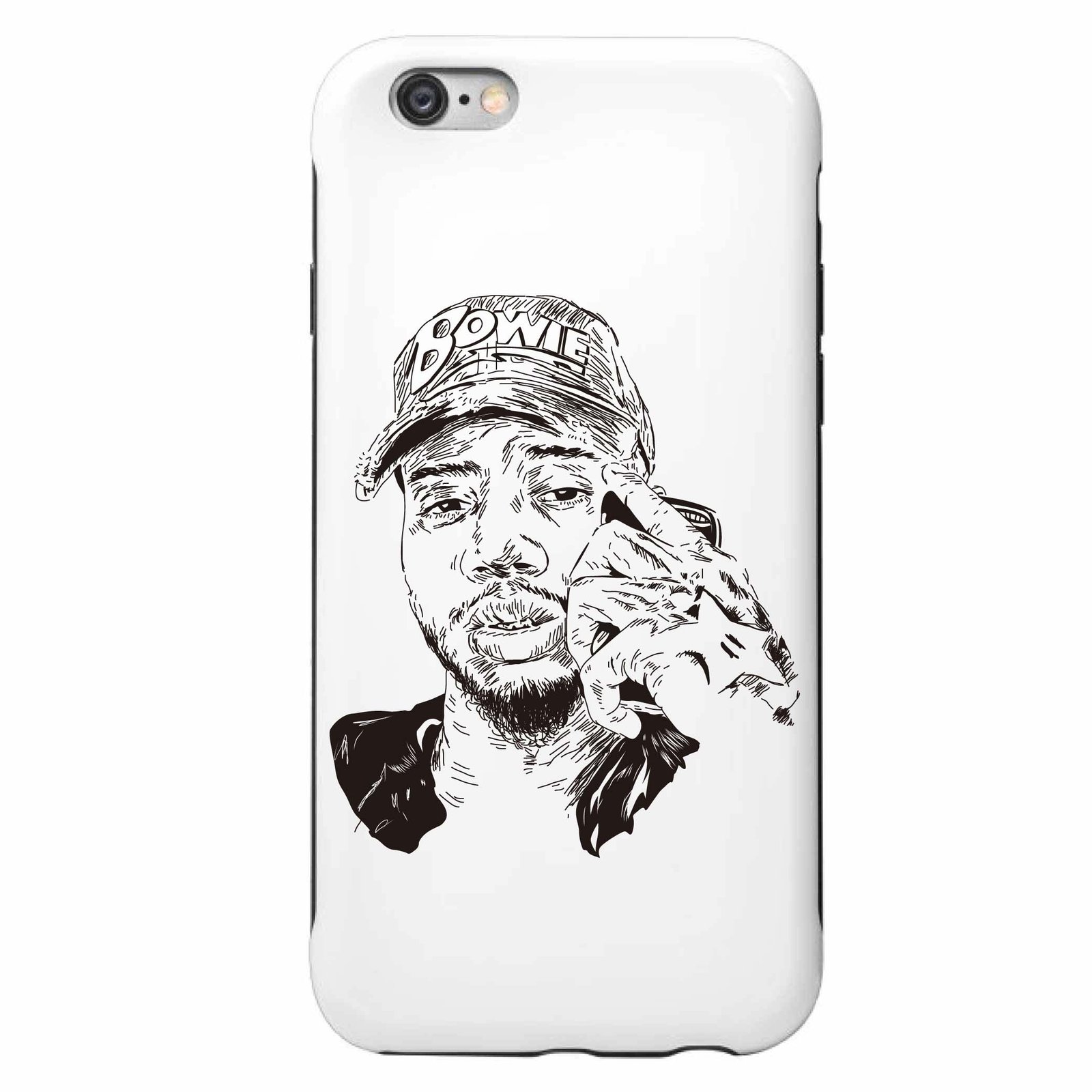 Bryson Tiller trapsoul bowie hat Apple IPhone Samsung Galaxy Cell phone Case pen griffey