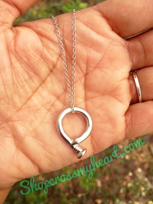 Image of Bent Nail Necklace