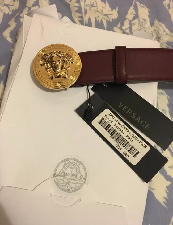 Image of VERSACE MEDUSA BELT