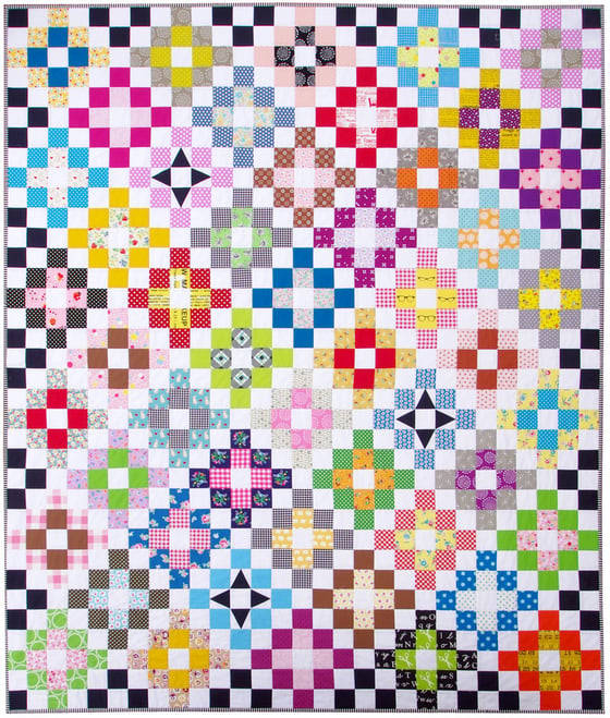 Image of Scrappy Day Trip Quilt Pattern (PDF FILE)