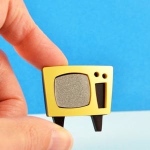 Image of Television Necklace or Brooch