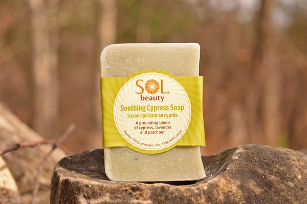 Soothing Cypress Soap - Sol  Beauty