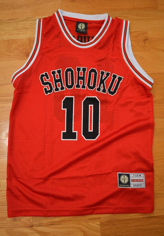 Image of SLAM DUNK Hanamichi Sakuragi #10 Shohoku Jersey