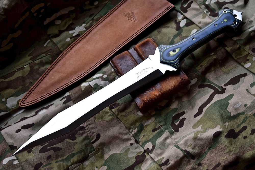 Image of Handmade 20 1/4" D2 GLADIATOR MAXIMUS Combat Dagger Sword Knife