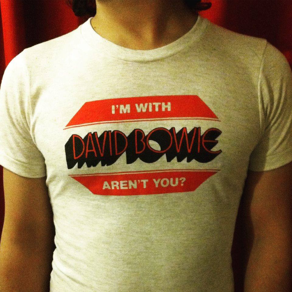 Image of I'm With David Bowie Aren't You? t-shirt