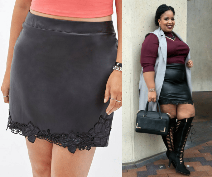 Image of Forever 21 Leather Skirt