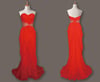 Charming Red Sweetheart Long Prom Dresses, Red Prom Dresses, Evening Gowns
