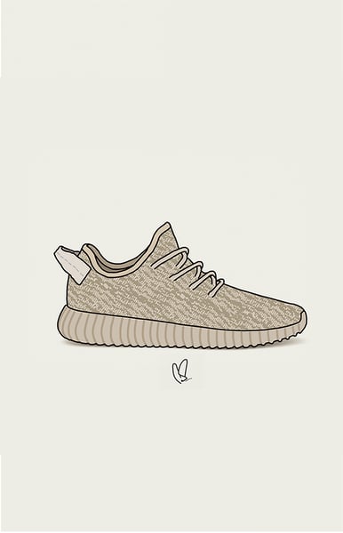 Image of Yeezy Boost 350 "Oxford Tans" Poster