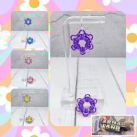 Image 1 of Hepatica Flower Earrings