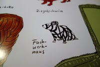 Image 3 of Hausbautiere | Kleines Poster | DIN A2